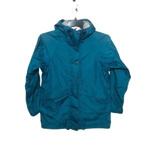 L.L. Bean - Women's Teal Lightweight Rain Jacket